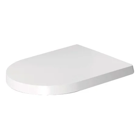 Duravit ME By Stark Compact Standard Toilet Seat - White Satin Matt 3 Duravit ME By Stark Compact Standard Toilet Seat - White Satin Matt
