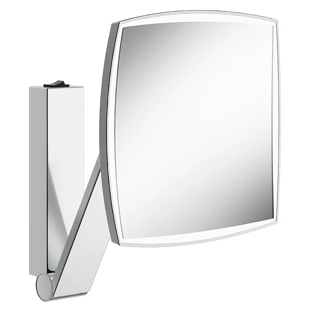 Keuco ILook Move Square Illuminated Cosmetic Mirror - Chrome 3 Keuco ILook Move Square Illuminated Cosmetic Mirror - Chrome