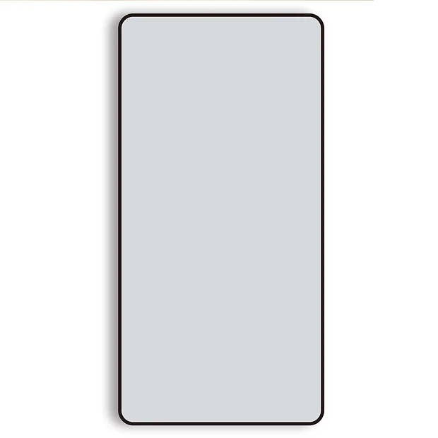 Arezzo Matt Black Framed Bathroom Mirror - 1400 X 700mm 3 Arezzo Matt Black Framed Bathroom Mirror - 1400 X 700mm