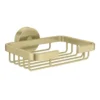 Arezzo Brushed Brass Soap Basket -Shower Room Shop azbb324 d2