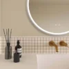 Arezzo 700mm Round Colour Changing LED Illuminated Bathroom Mirror With Bluetooth + Anti-Fog -Shower Room Shop azmir028 d5