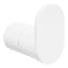 Arezzo Matt White Robe Hook 2 Arezzo Matt White Robe Hook -Shower Room Shop azmwrh detail1