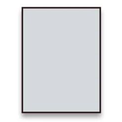 Arezzo Matt Black Square Edge Framed Bathroom Mirror - 800 X 600mm -Shower Room Shop azs68mb d1