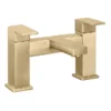Arezzo Square Brushed Brass Bath Filler Tap 1 Arezzo Square Brushed Brass Bath Filler Tap -Shower Room Shop azsqbfbbl