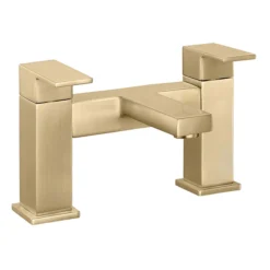 Arezzo Square Brushed Brass Bath Filler Tap