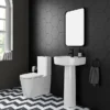 Arezzo Square BTW Close Coupled Rimless Toilet With Soft Close Seat -Shower Room Shop azssqbtwcc lrg01