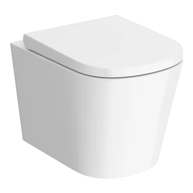 Arezzo Square Wall Hung Rimless Toilet Incl. Soft Close Seat 3 Arezzo Square Wall Hung Rimless Toilet Incl. Soft Close Seat