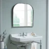 Burlington Curved Mirror With Chrome Frame - 700x700mm -Shower Room Shop burlingtoncurvedmirrorwithchromeframed1