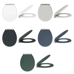 Chatsworth Traditional Corner Toilet + Soft Close Seat -Shower Room Shop cctblk d1