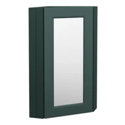 Chatsworth Corner Mirror Cabinet Green