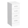 Cove 300x330mm White 4 Drawer Unit -Shower Room Shop cove300x330mmwhite4drawerunitlrg