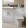 Tavistock Courier 600mm Semi-Countertop Unit & Basin - Gloss White -Shower Room Shop cr600gw d2n