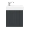 Chatsworth Traditional Graphite 560mm Wall Hung Vanity -Shower Room Shop cwh560blk d7