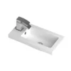 Hudson Reed 500 X 255mm Compact Polymarble Basin 1TH -Shower Room Shop hudsonreed500x255mmcompactpolymarblebasin1thl
