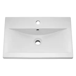 Arezzo Senza 600mm Matt Black / Vicenza Oak Wall Hung Vanity Unit With Open Shelf + Ceramic Basin 8 Arezzo Senza 600mm Matt Black / Vicenza Oak Wall Hung Vanity Unit With Open Shelf + Ceramic Basin -Shower Room Shop hywwh5 d1