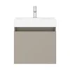Milan Juno 500 X 360mm Stone Grey Wall Hung Vanity Unit -Shower Room Shop jn5sgnd4