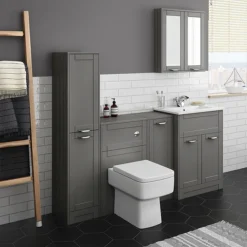 Keswick Grey 300mm Traditional Single Door Storage Unit