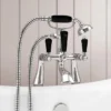 Lancaster Black Traditional Tap Package (Bath + Basin Tap) 1 Lancaster Black Traditional Tap Package (Bath + Basin Tap) -Shower Room Shop lancbpk n d5