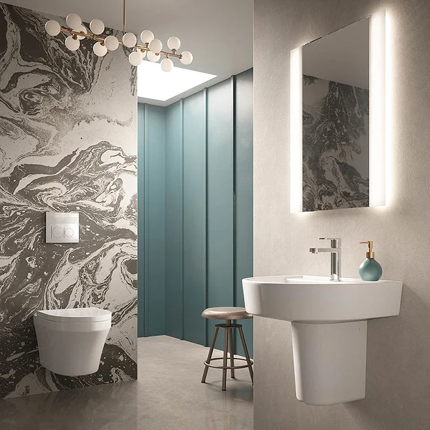 Hudson Reed Glamour LED Touch Sensor Mirror With Demister Pad 5 Hudson Reed Glamour LED Touch Sensor Mirror With Demister Pad - Image 3