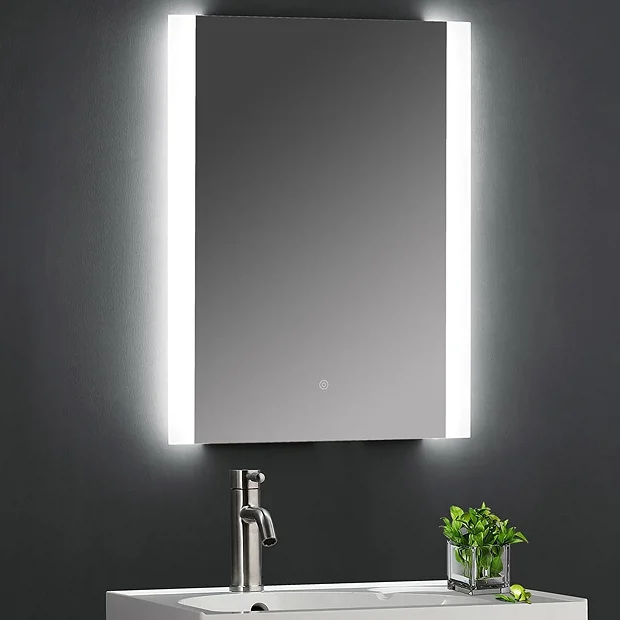 Hudson Reed Glamour LED Touch Sensor Mirror With Demister Pad 4 Hudson Reed Glamour LED Touch Sensor Mirror With Demister Pad - Image 2
