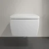 Villeroy & Boch Villeroy And Boch Memento 2.0 DirectFlush Rimless Wall Hung Toilet + Soft Close Seat -Shower Room Shop m2drwhwc d2