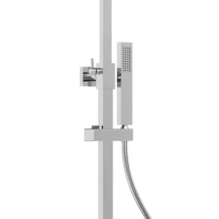 Milan Deluxe Cool Touch Square Thermostatic Shower (300 X 300mm Head - Chrome) 12 Milan Deluxe Cool Touch Square Thermostatic Shower (300 X 300mm Head - Chrome) -Shower Room Shop mil2ct d2