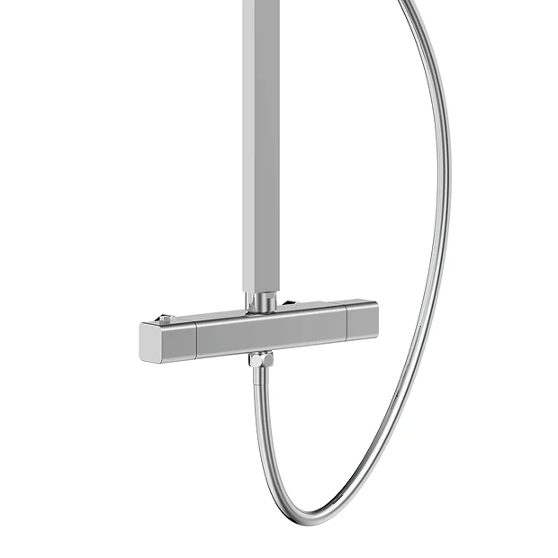 Milan Deluxe Cool Touch Square Thermostatic Shower (300 X 300mm Head - Chrome) 8 Milan Deluxe Cool Touch Square Thermostatic Shower (300 X 300mm Head - Chrome) - Image 6