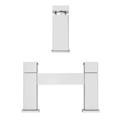 Monza Waterfall Tap Package (Bath + Basin Tap)