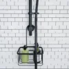 Croydex Matt Black Hook Over Shower Caddy 2 Croydex Matt Black Hook Over Shower Caddy -Shower Room Shop qm260421 d3