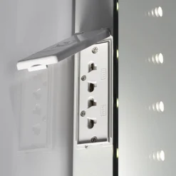 Sensio Sienna 390 X 500mm LED Mirror With Demister Pad & Shaving Socket -Shower Room Shop se30696c0.1 d3