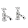 Heritage - Hartlebury Bath Pillar Taps - Chrome -Shower Room Shop thrc01l