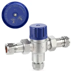 Milton 15mm Thermostatic Mixing Valve (TMV2+3 Approved) 5 Milton 15mm Thermostatic Mixing Valve (TMV2+3 Approved) -Shower Room Shop tmv400115 lrg