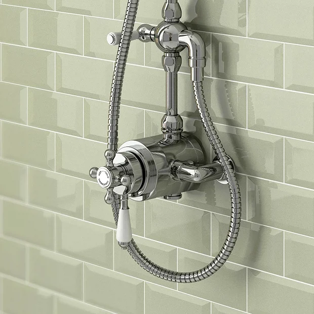 Trafalgar Traditional Dual Exposed Thermostatic Shower Valve 5 Trafalgar Traditional Dual Exposed Thermostatic Shower Valve - Image 3