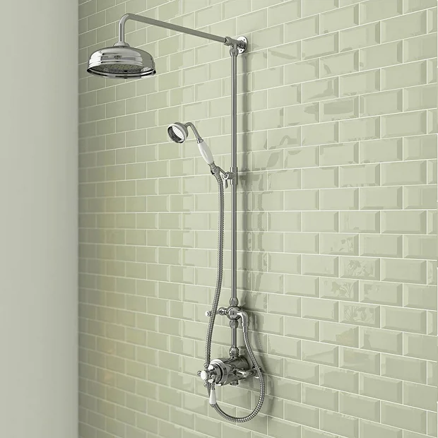 Trafalgar Traditional Dual Exposed Thermostatic Shower Valve 6 Trafalgar Traditional Dual Exposed Thermostatic Shower Valve - Image 4