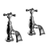 Heritage Trinity Basin Pillar Taps - Chrome -Shower Room Shop ttrcc00