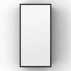 Venice Black 300 X 600mm Mirror With Open Shelves -Shower Room Shop venmir3060 d4 611749