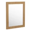 Valencia Naturale Oak Effect Framed Mirror 550 X 700mm -Shower Room Shop vnat55m d2