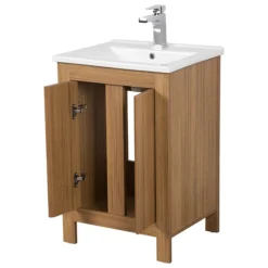 Valencia Naturale Oak Effect Vanity Unit - 550mm Wide -Shower Room Shop vnat55oak d2