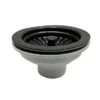 Venice Matt Black Plastic Basket Strainer Kitchen Sink Waste -Shower Room Shop vnkbs545 d1