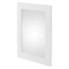 Chatsworth Mirror (600 X 400mm - White) -Shower Room Shop whdanmir d1